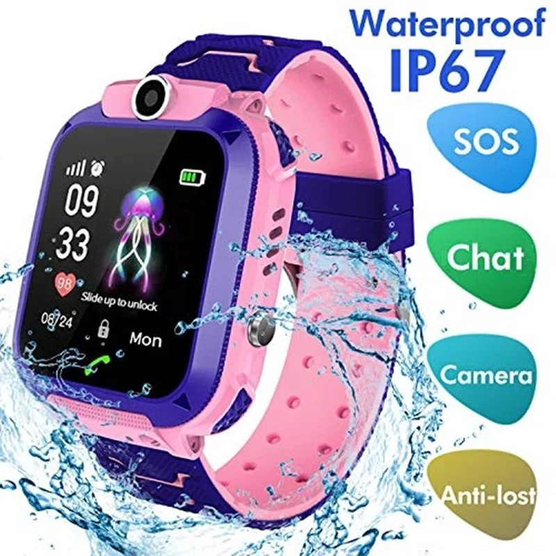 Smartwatch Digital Watches For Kids - 2g crianças relógio inteligente chamada sos