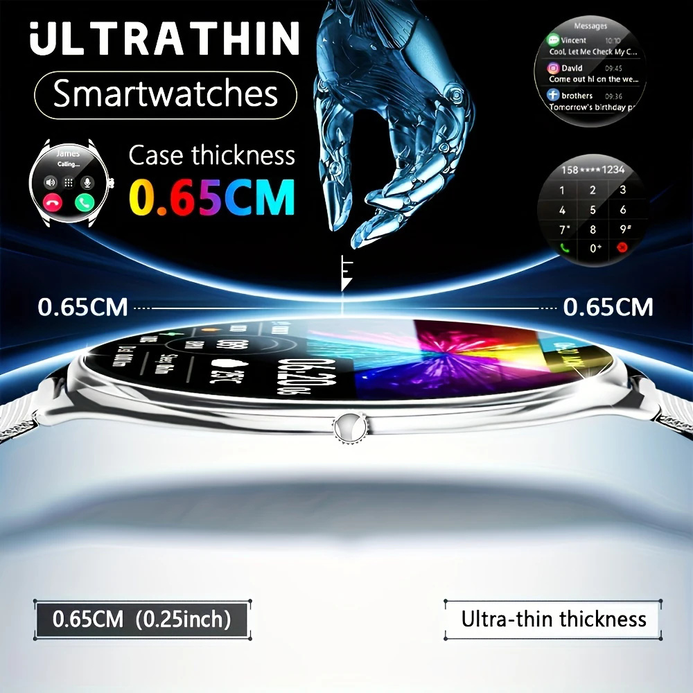 Watches Ladies Smartwatch - Novo Smartwatch Ultrafino 2026 para Homens