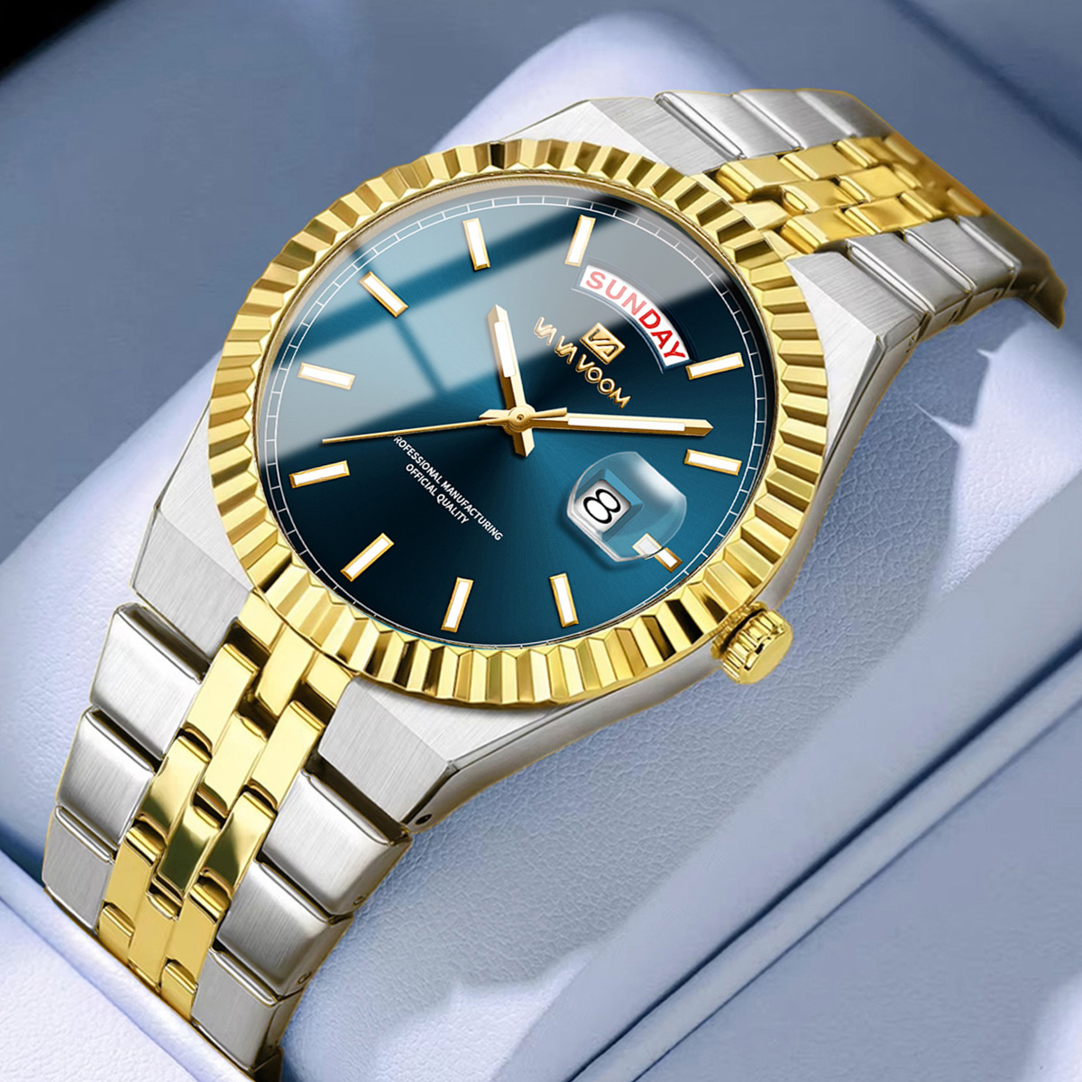 Smartwatch Ring Watches - Relógio de Quartzo Masculino Série Piloto