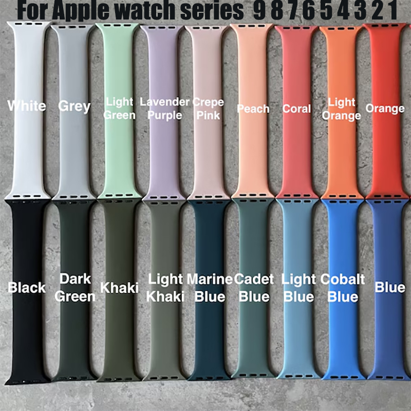 Silicone Sport Band - Solo loop silicone para apple watch