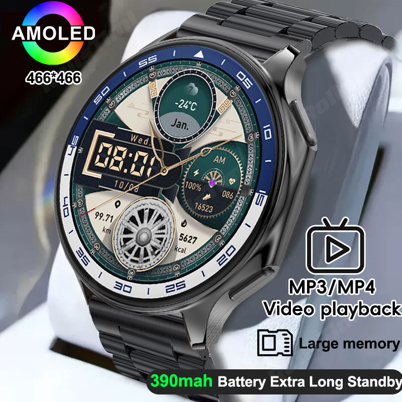 Smartwatch Timex Watches For Men - 1.43 amoled relógio inteligente 3d surround
