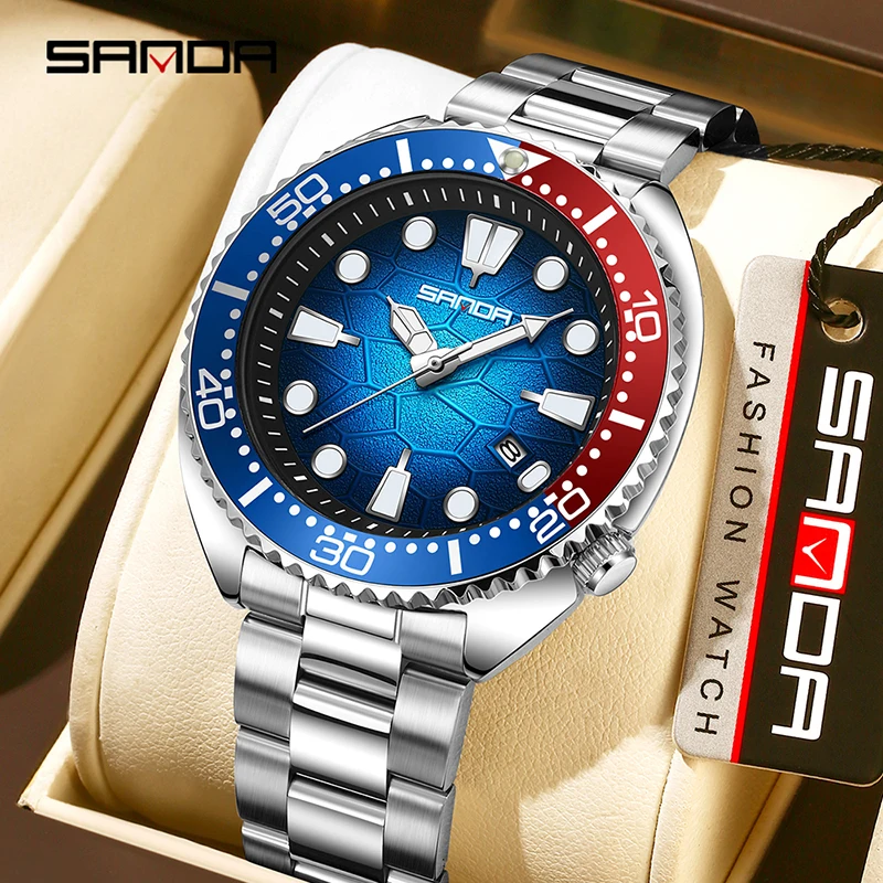 Smartwatch Luxury Watches For Men - Relógio de Quartzo Masculino de Luxo