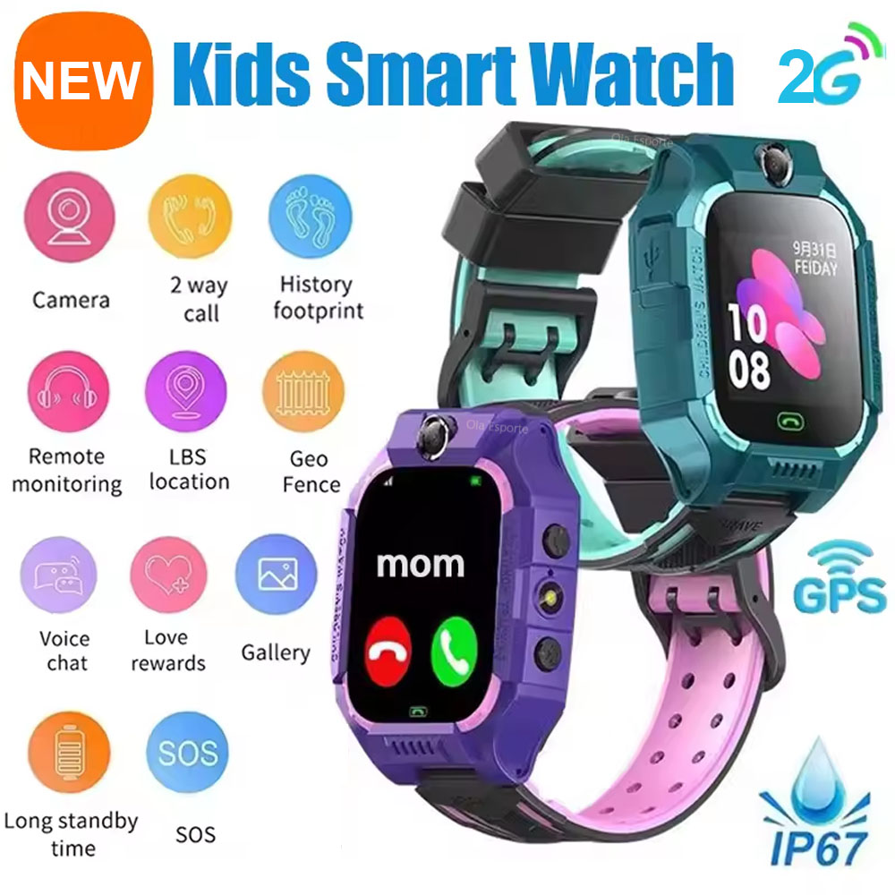 Smartwatch Watches Birthday Gift For Girls - Relógio Inteligente 2G para Crianças, Mini
