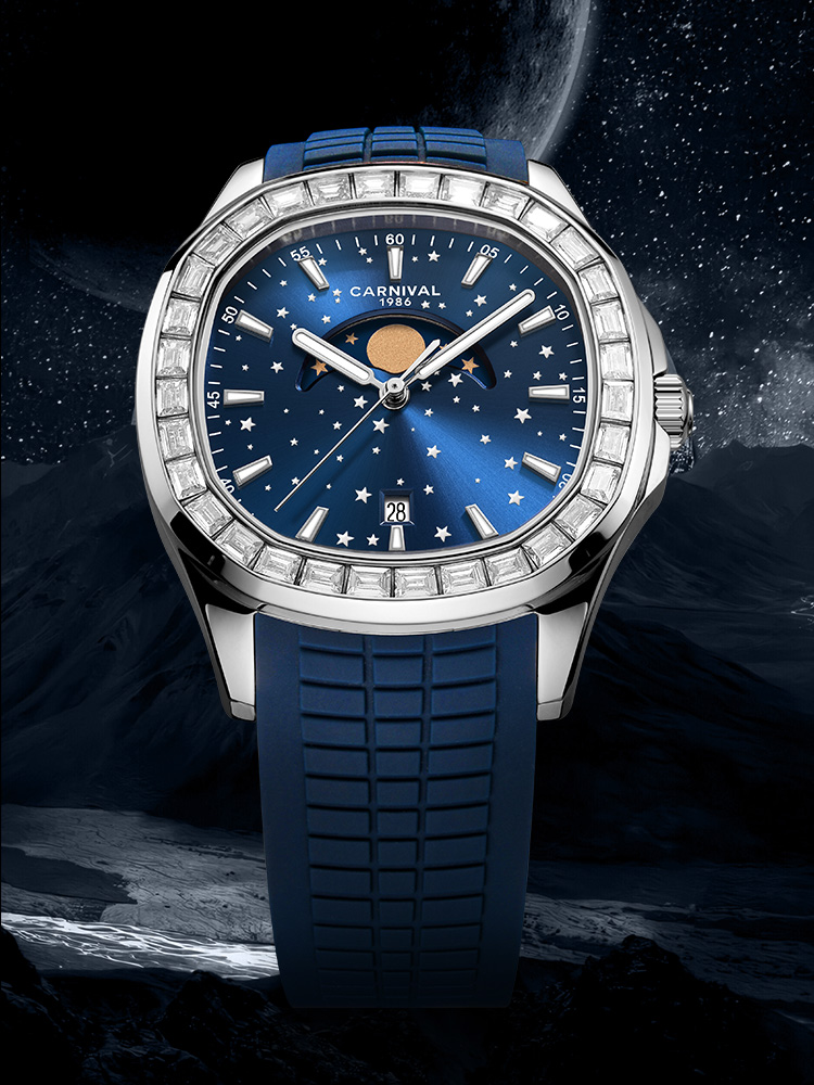 Smartwatch Luxury Watches For Men - Relógio de Quartzo Ronda da Suíça