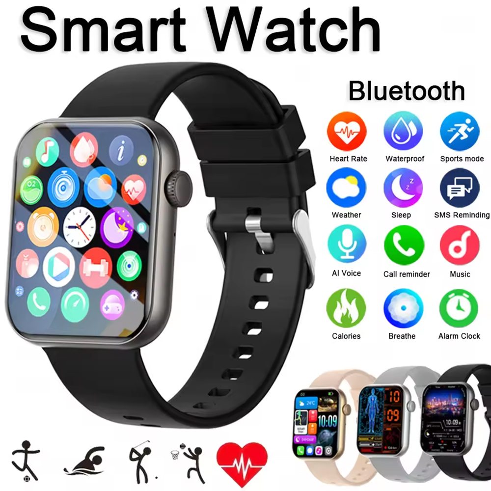 Watches Ladies Smartwatch - Relógio Inteligente Masculino Original, Monitor de