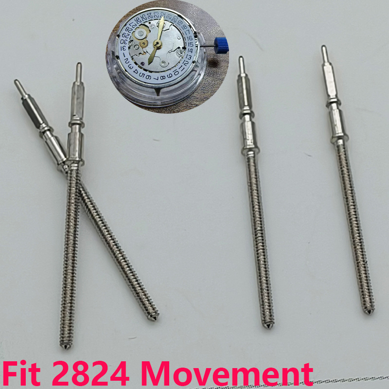 Watch Crown Stem - 2/4 Peças de Reposição de Haste