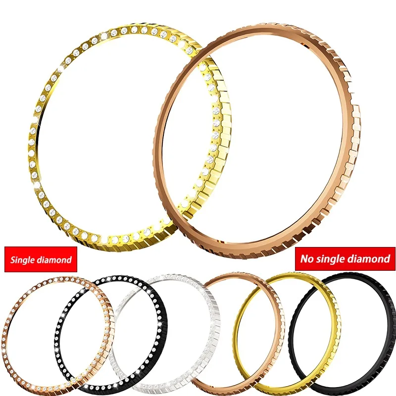 Smartwatch Ring Watches - Capa de moldura de metal para