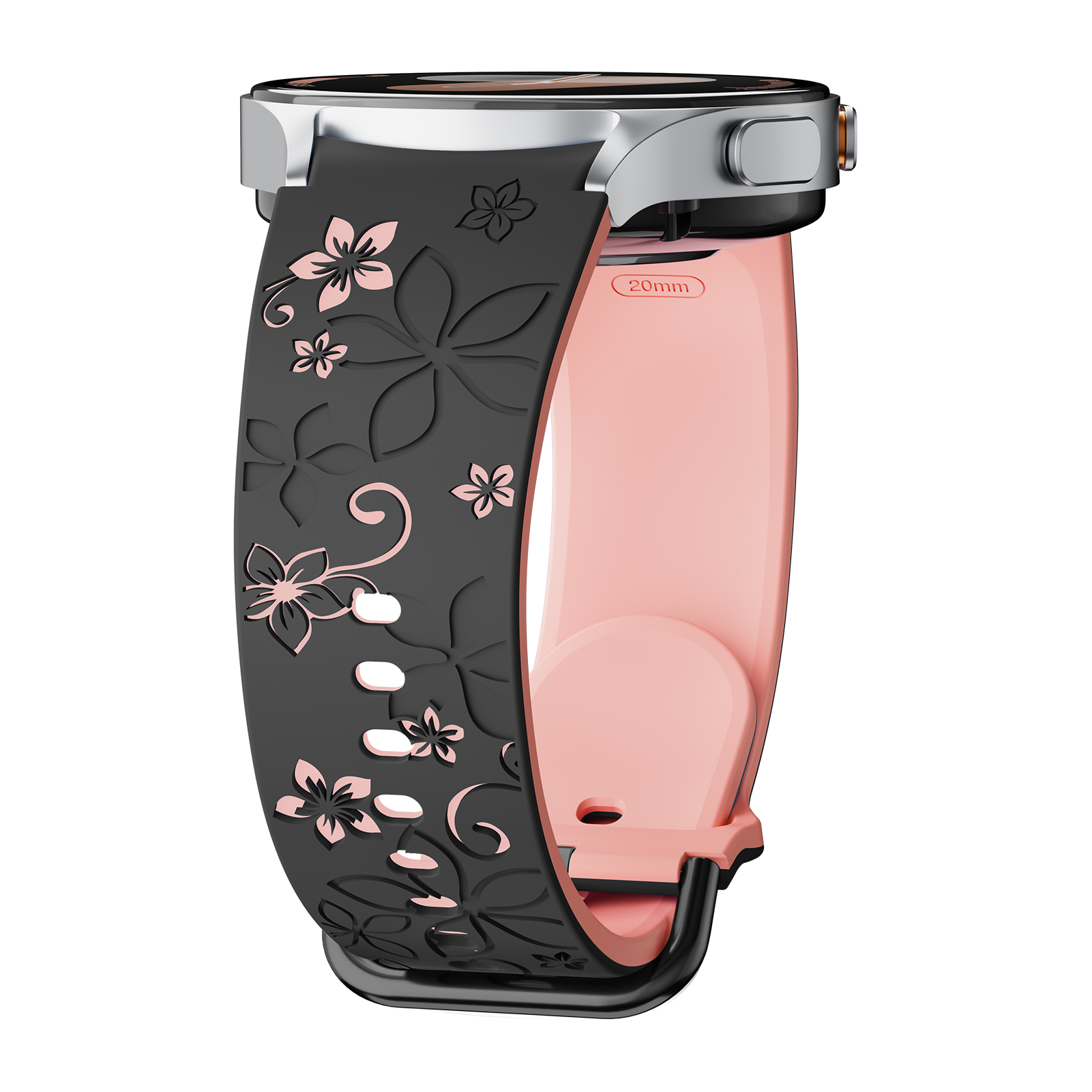 Smartwatch Samsung Watches For Women - Pulseira de silicone gravada para samsung