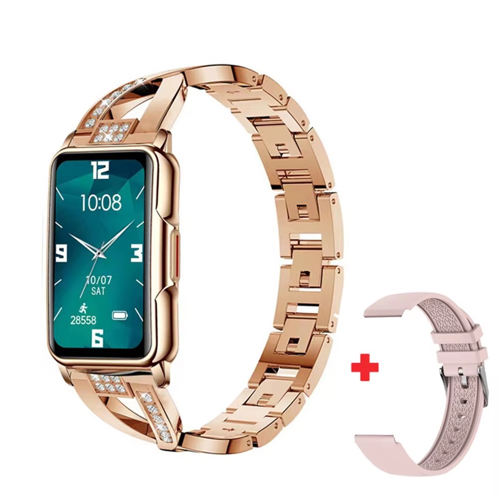 Watches Ladies Smartwatch - Relógio inteligente feminino de luxo com
