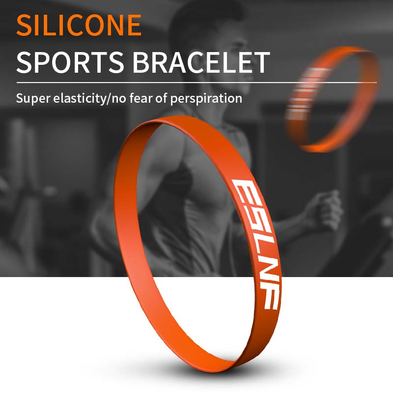 Silicone Sport Band - Pulseira de silicone esportiva de borracha