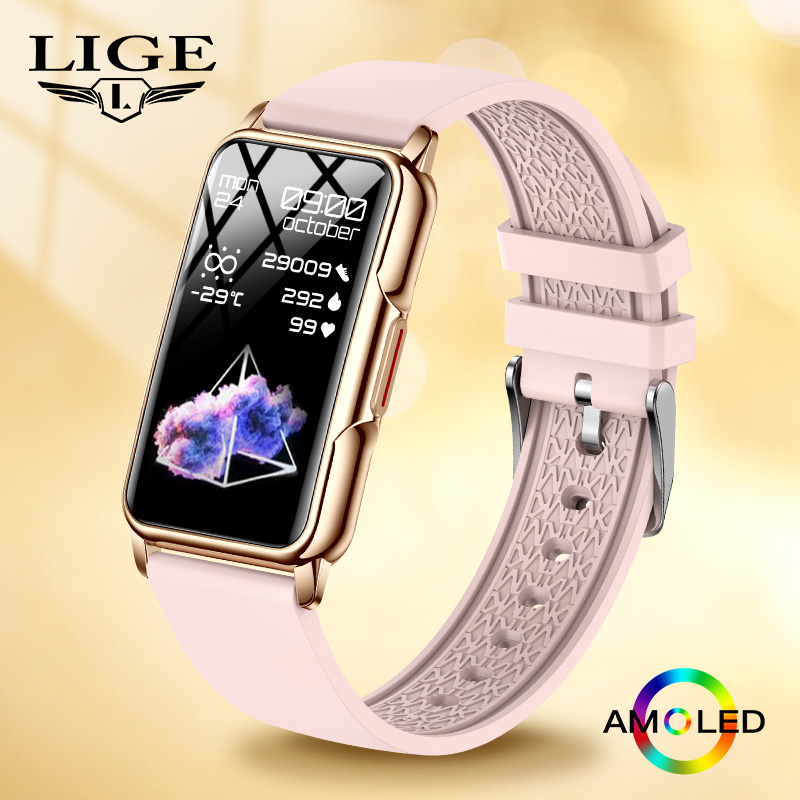 Watches Ladies Smartwatch - LIGE Pedômetro Bluetooth Chamada Relógio Inteligente
