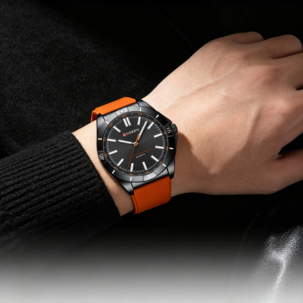 Relógio Masculino CURREN Minim - Silicone Sport Band avaliação e preço