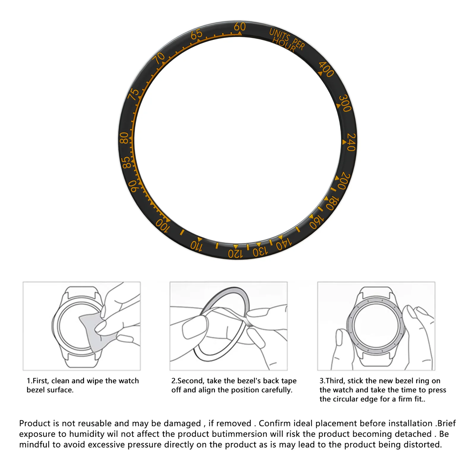 Bezel de Metal para Smartwatch - Smartwatch Ring Watches avaliação e preço