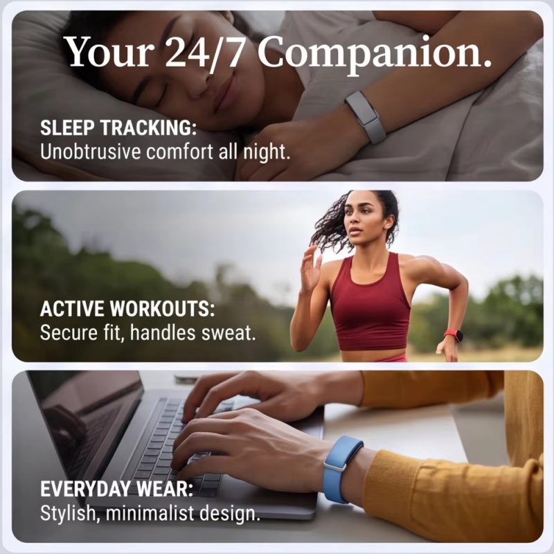 Pulseira de Silicone Macia de  - Silicone Sport Band avaliação e preço