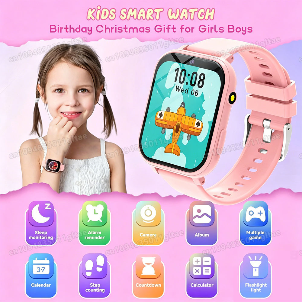 Novo Smartwatch para Crianças  - Smartwatch Watches Birthday Gift For Girls avaliação e preço