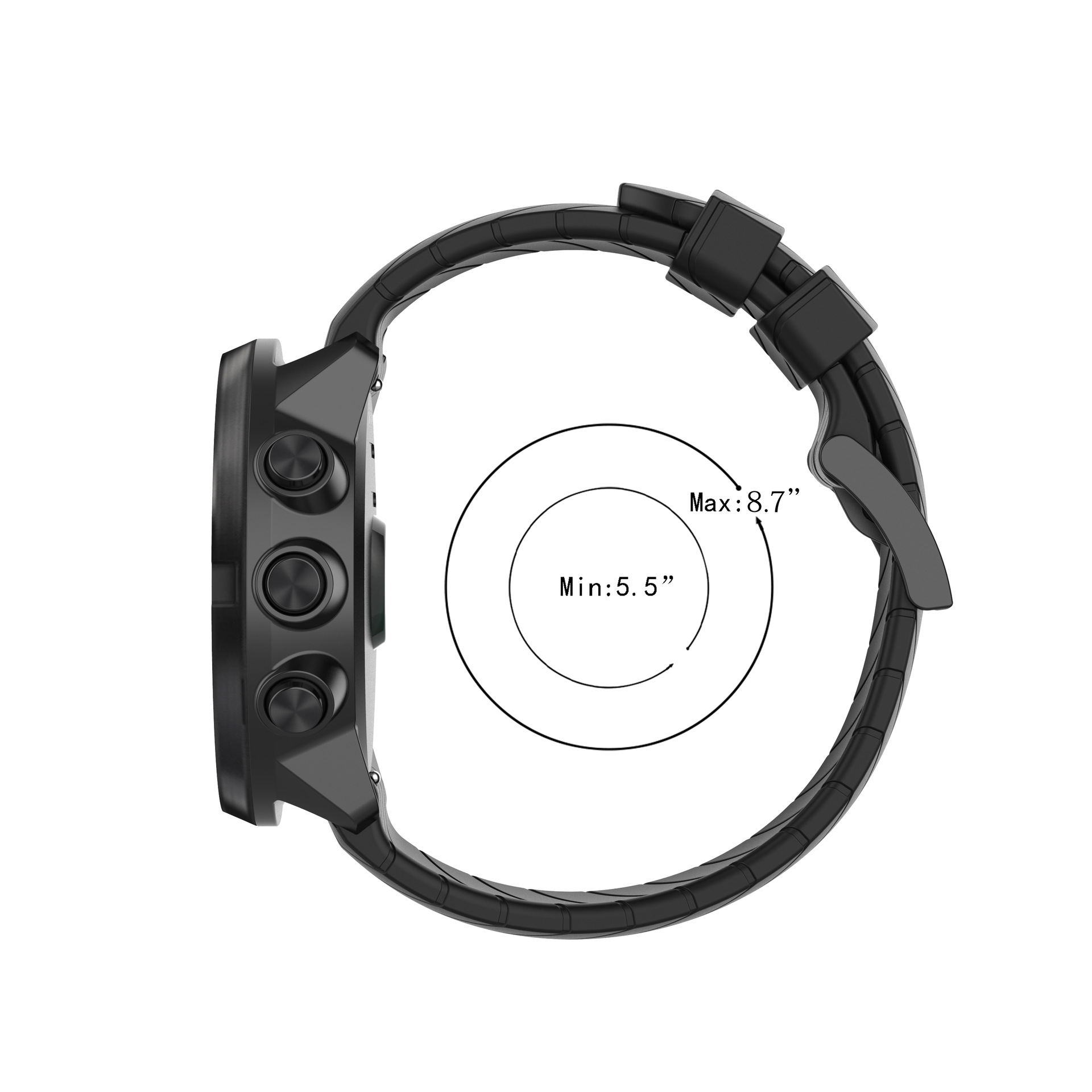 Pulseira de silicone para Suun - Fossil Watches Smartwatch Hybrid avaliação e preço