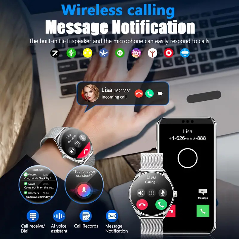 Novo Smartwatch Ultrafino 2026 - Watches Ladies Smartwatch avaliação e preço