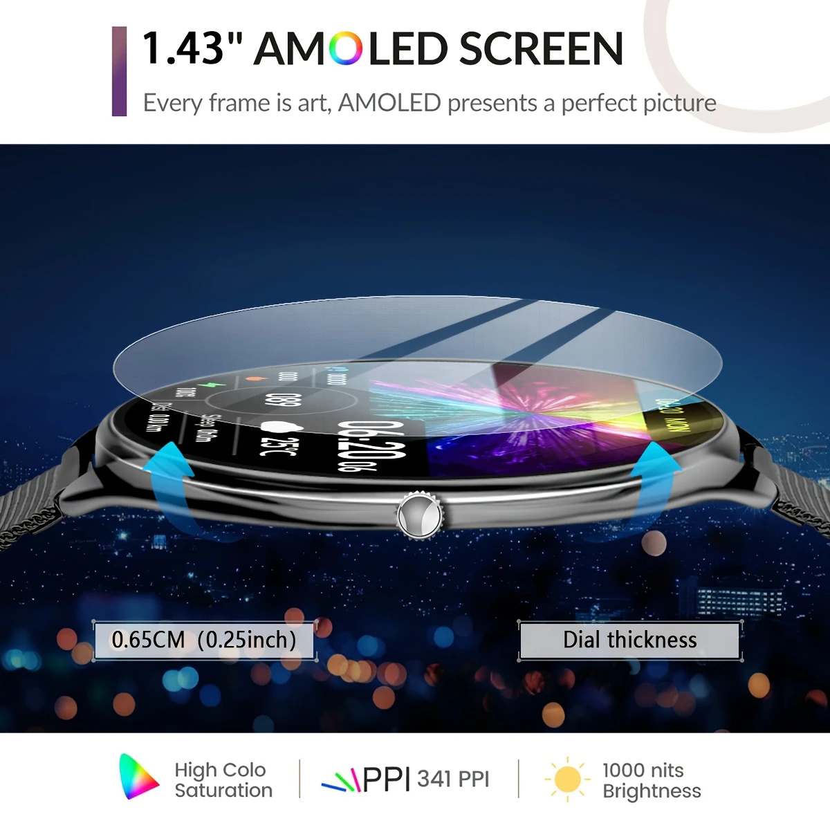 Novo Smartwatch Ultrafino 2026 - Watches Ladies Smartwatch avaliação e preço