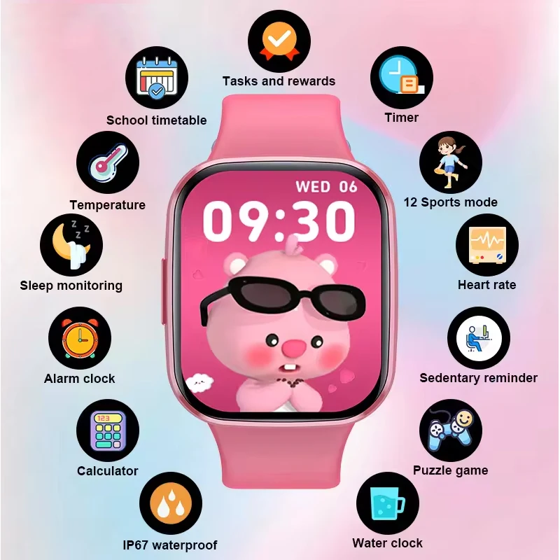 Estudante relógios inteligente - Smartwatch Watches Birthday Gift For Girls avaliação e preço