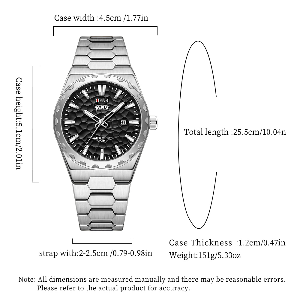 Relógio de Pulso Masculino de  - Smartwatch Luxury Watches For Men avaliação e preço
