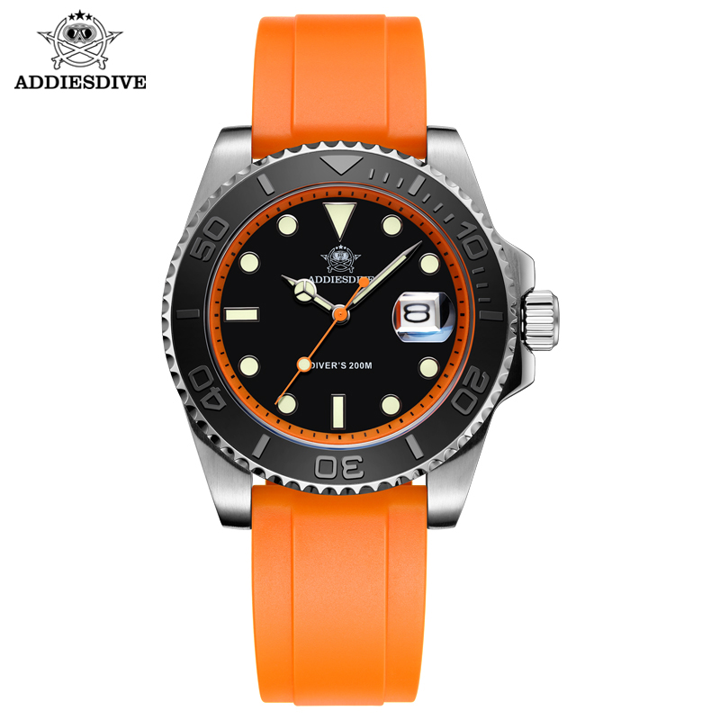 Addiesdive ad2040 novo relógio - Silicone Sport Band avaliação e preço
