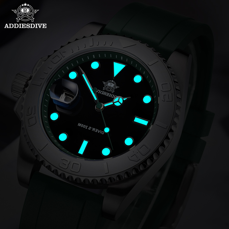 Addiesdive ad2040 novo relógio - Silicone Sport Band avaliação e preço