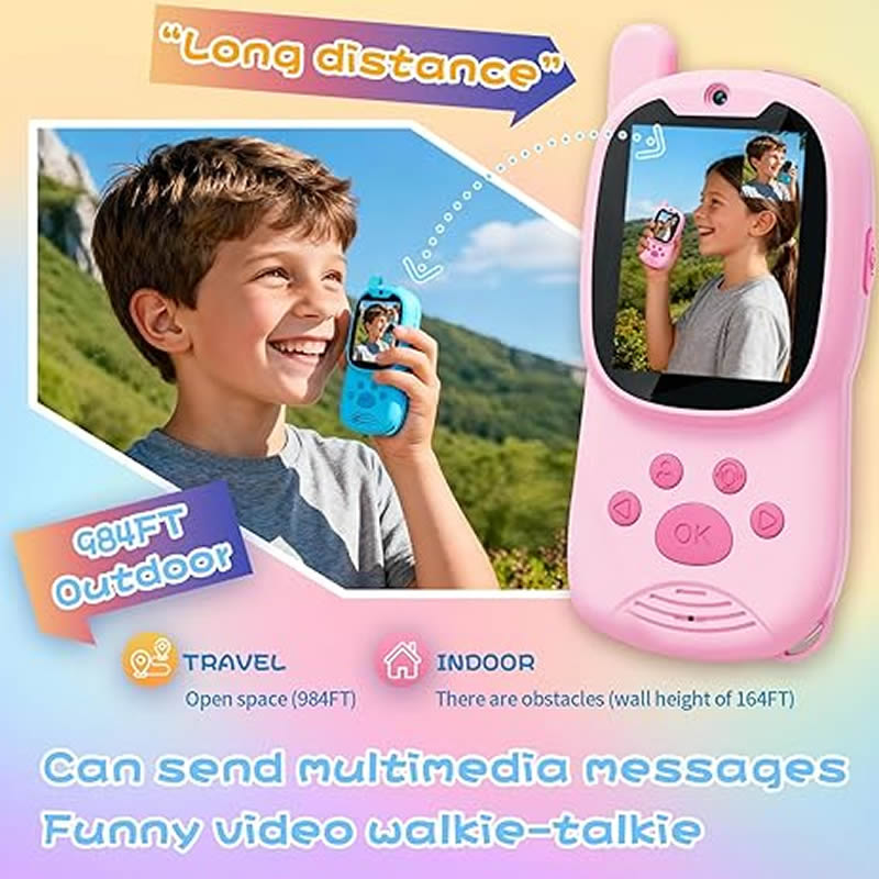 Walkie Talkies Fofos 2 em 1 Re - Smartwatch Digital Watches For Kids avaliação e preço