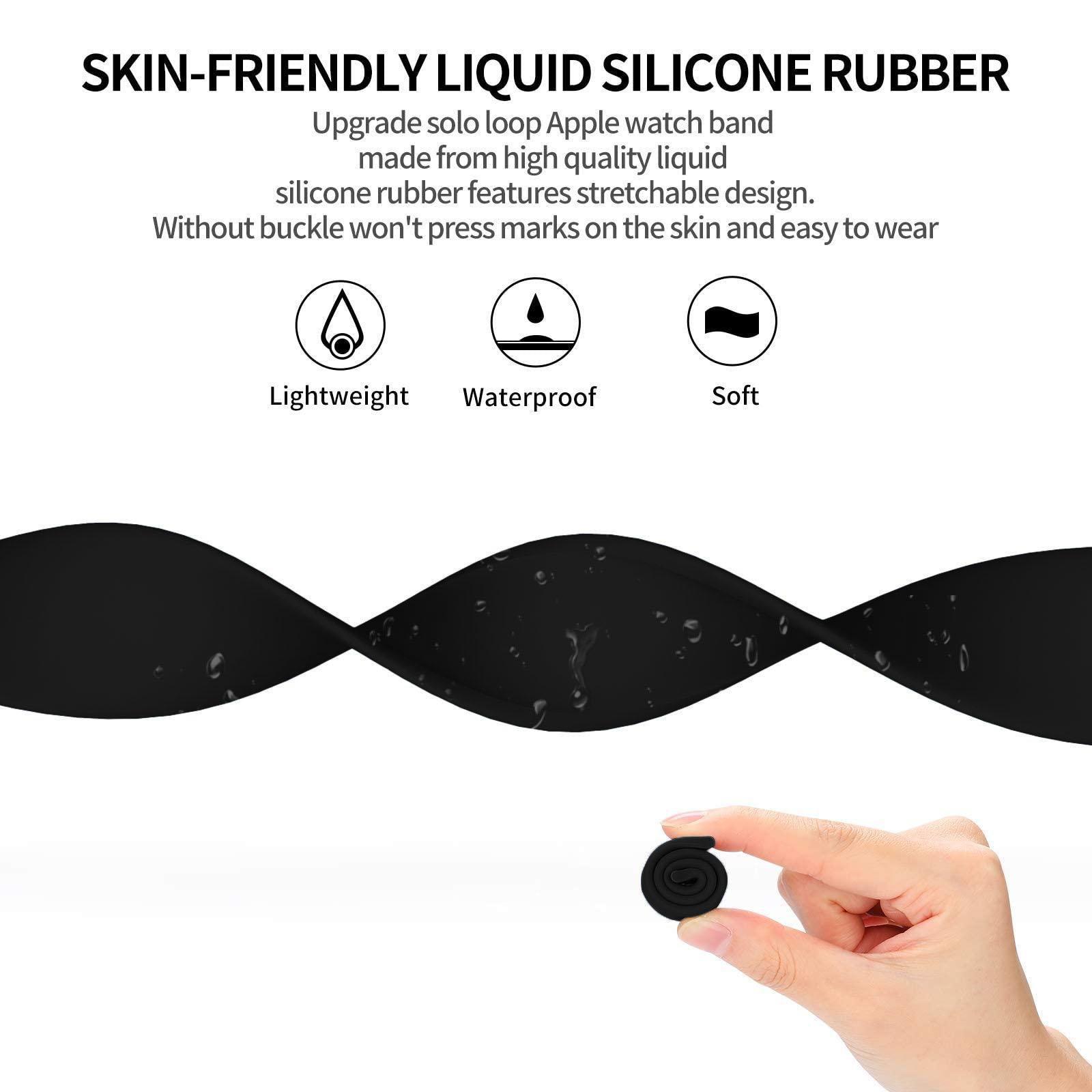 Solo loop silicone para apple  - Silicone Sport Band avaliação e preço