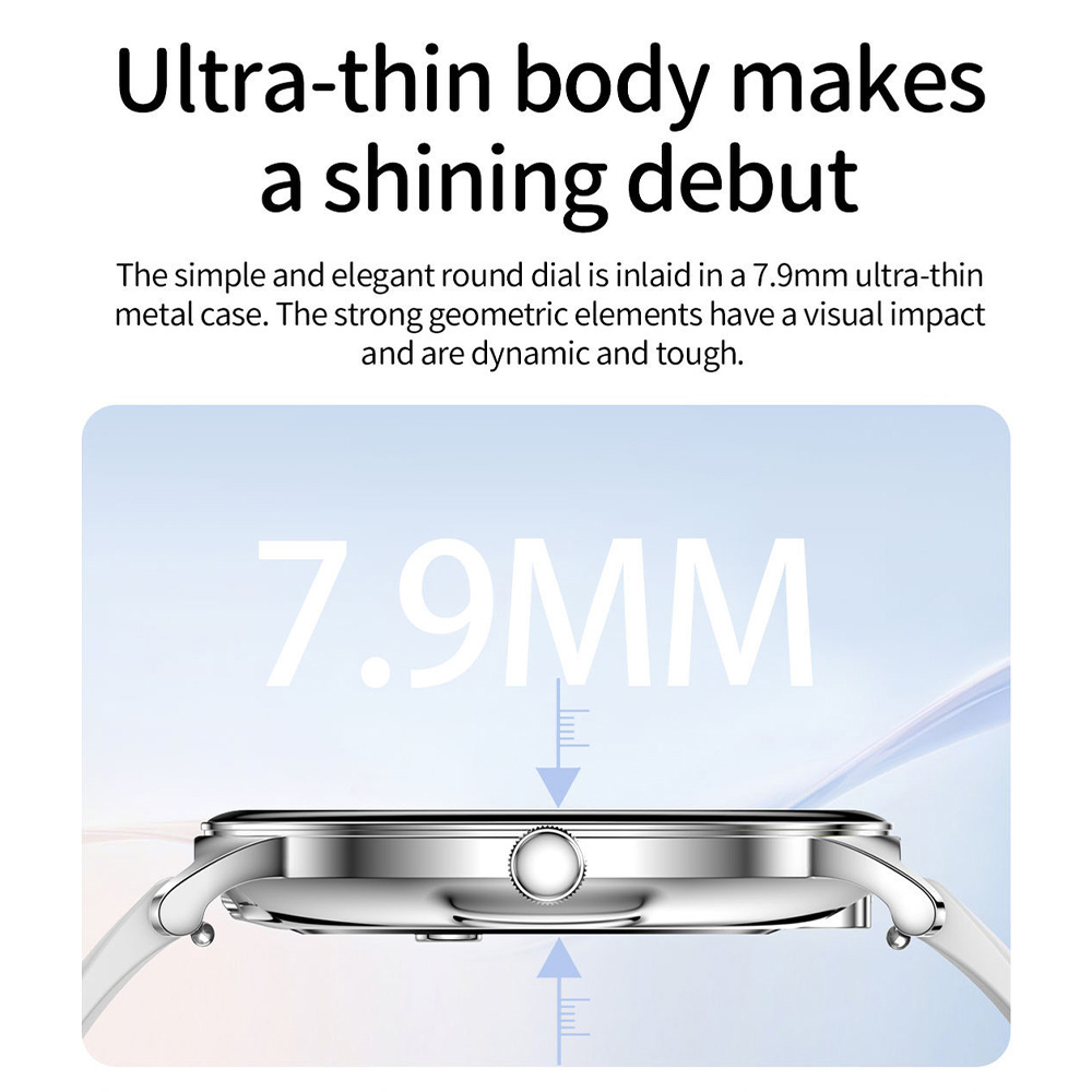 Relógio Inteligente Ultra Fino - Watches Ladies Smartwatch avaliação e preço