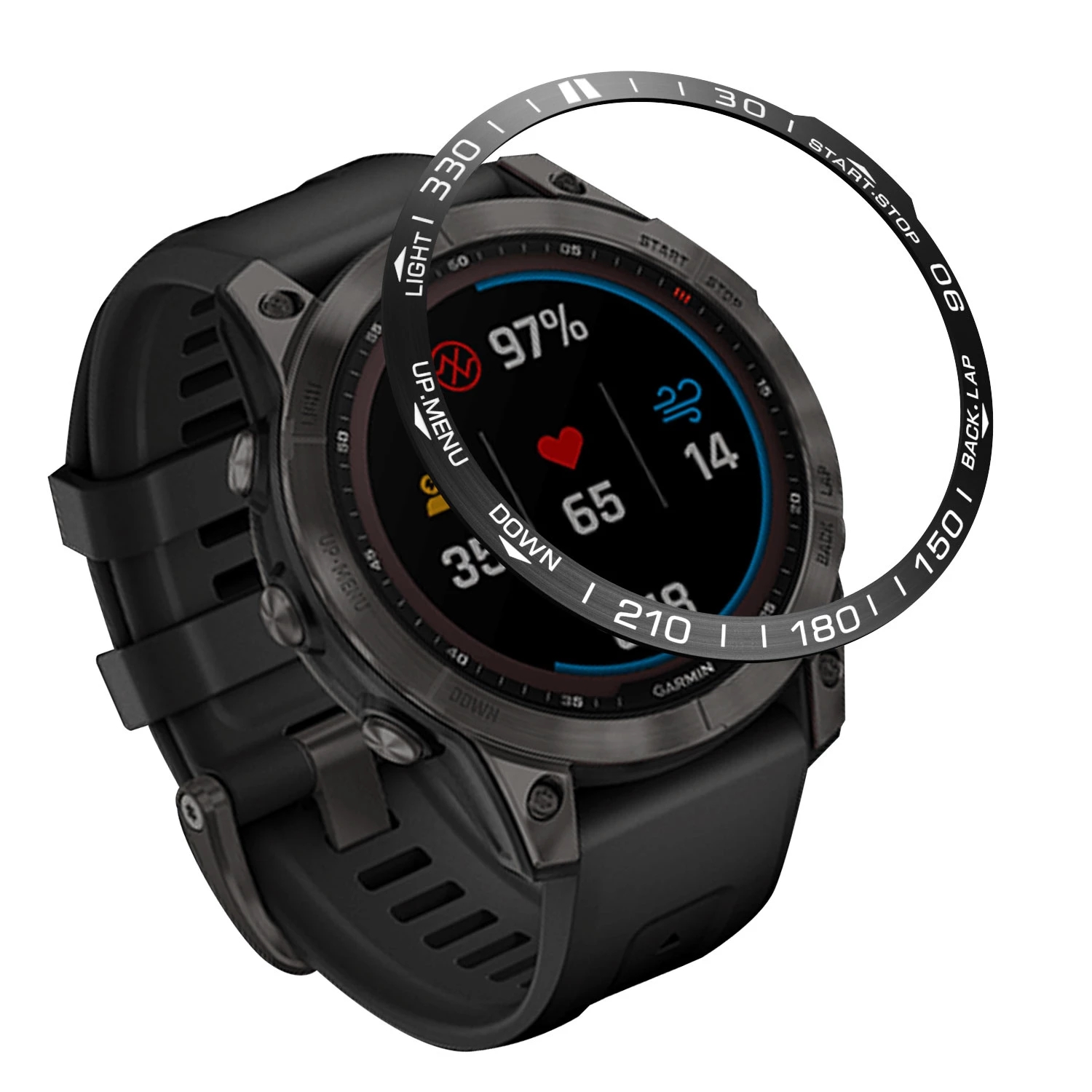 Moldura para garmin fenix 7 7x - Smartwatch Ring Watches avaliação e preço