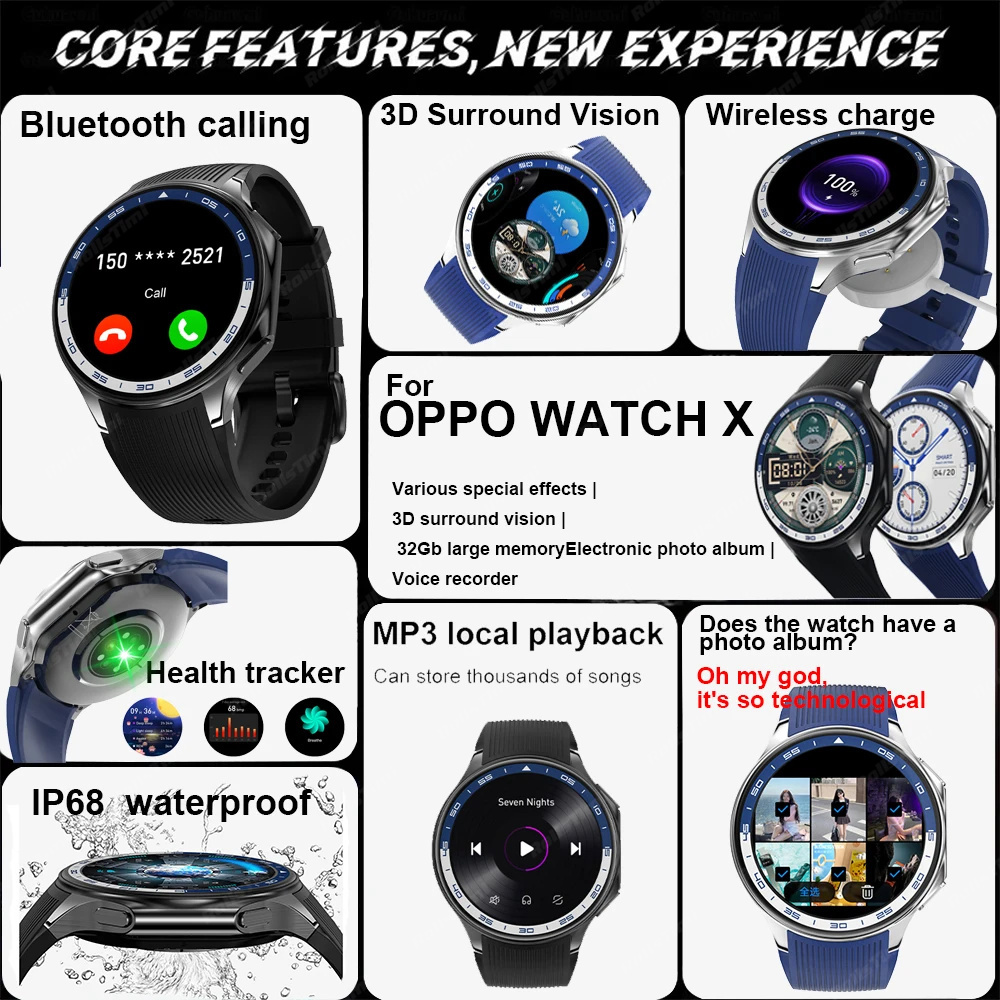1.43 amoled relógio inteligent - Smartwatch Timex Watches For Men avaliação e preço