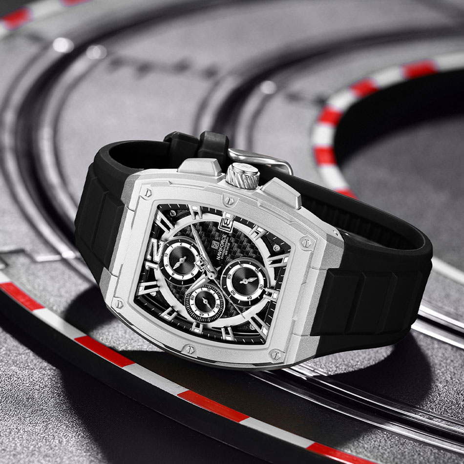 NAVIFORCE Relógio esportivo ma - Silicone Sport Band avaliação e preço