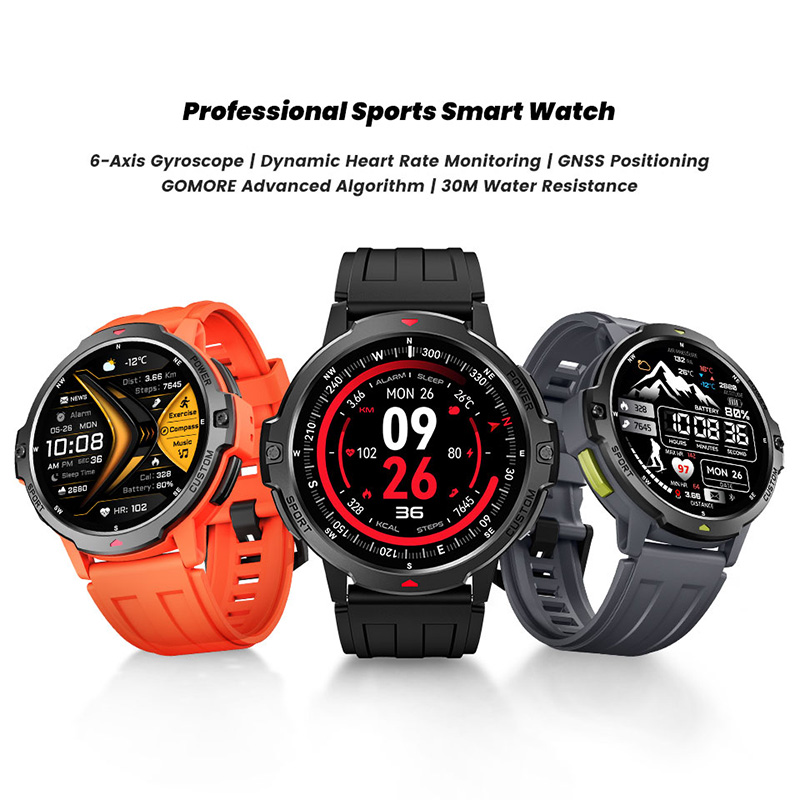NOVO Smartwatch Militar com GP - Smartwatch Timex Watches For Men avaliação e preço