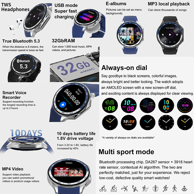 2025 novo para oppo relógio x  - Smartwatch Timex Watches For Men avaliação e preço