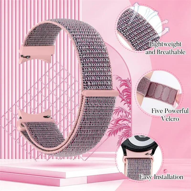 Sem lacunas pulseira de nylon  - Smartwatch Samsung Watches For Women avaliação e preço