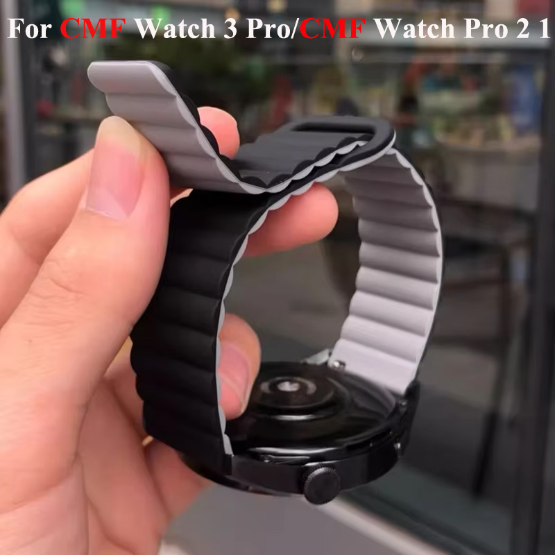 Pulseira magnética de silicone - Smartwatch Nothing Watches avaliação e preço