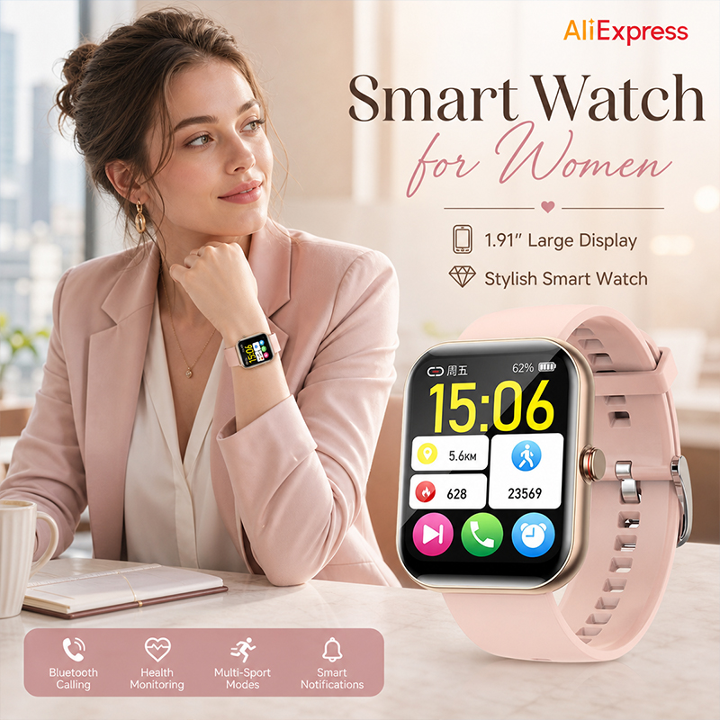 Relógio Inteligente Feminino c - Watches Ladies Smartwatch avaliação e preço