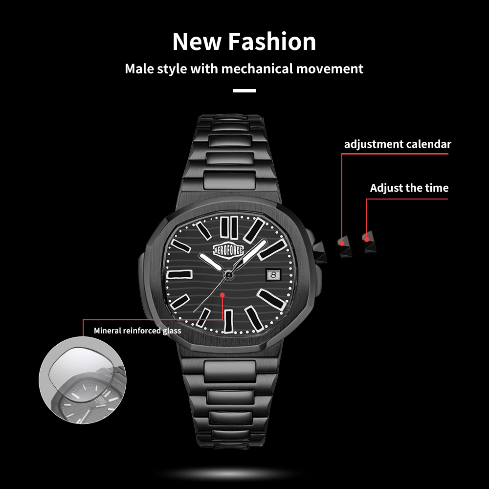 Relógio Masculino HEROFORCE No - Smartwatch Luxury Watches For Men avaliação e preço