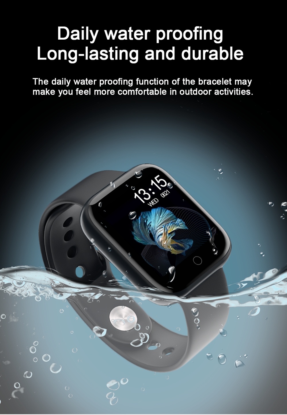 Ip68 à prova dip68 água relógi - Smartwatch Iphone Watches For Women avaliação e preço