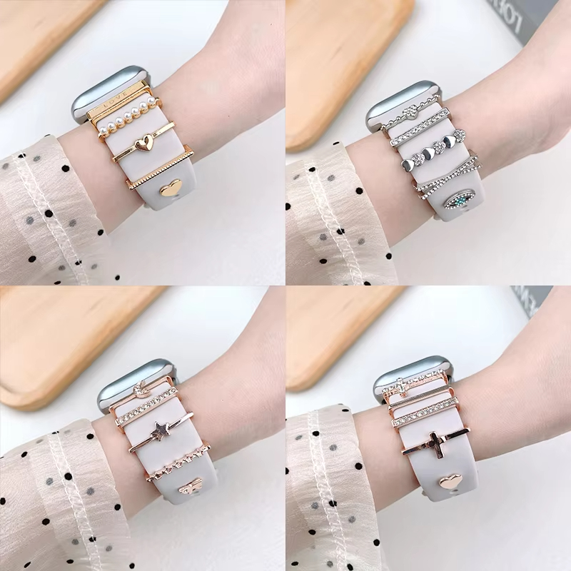 Decoração para apple watch ban - Smartwatch Samsung Watches For Women avaliação e preço