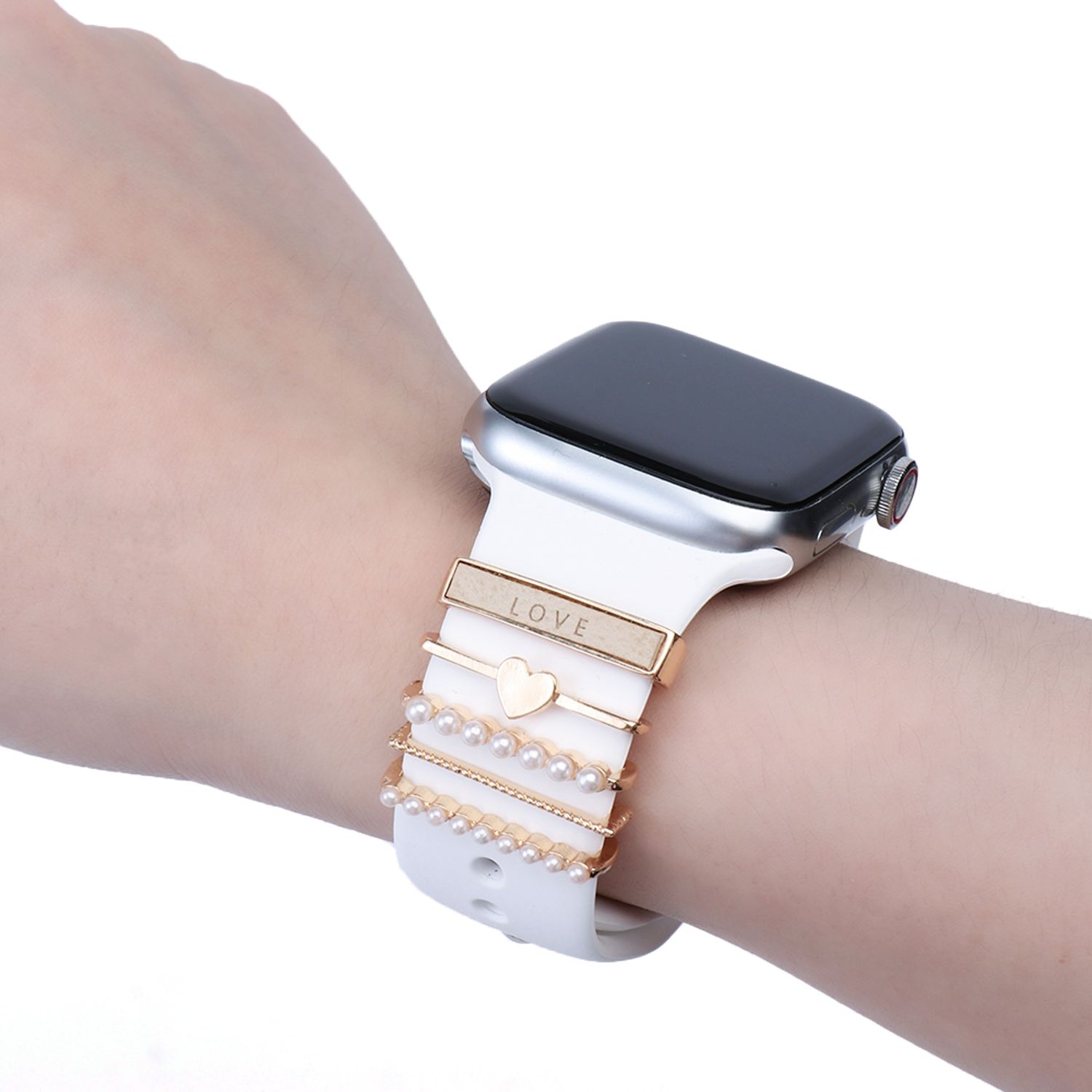 Decoração para apple watch ban - Smartwatch Samsung Watches For Women avaliação e preço