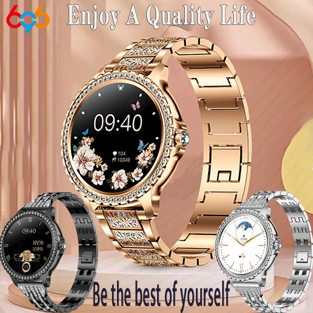 696 nova chamada de dente azul - Watches Ladies Smartwatch avaliação e preço