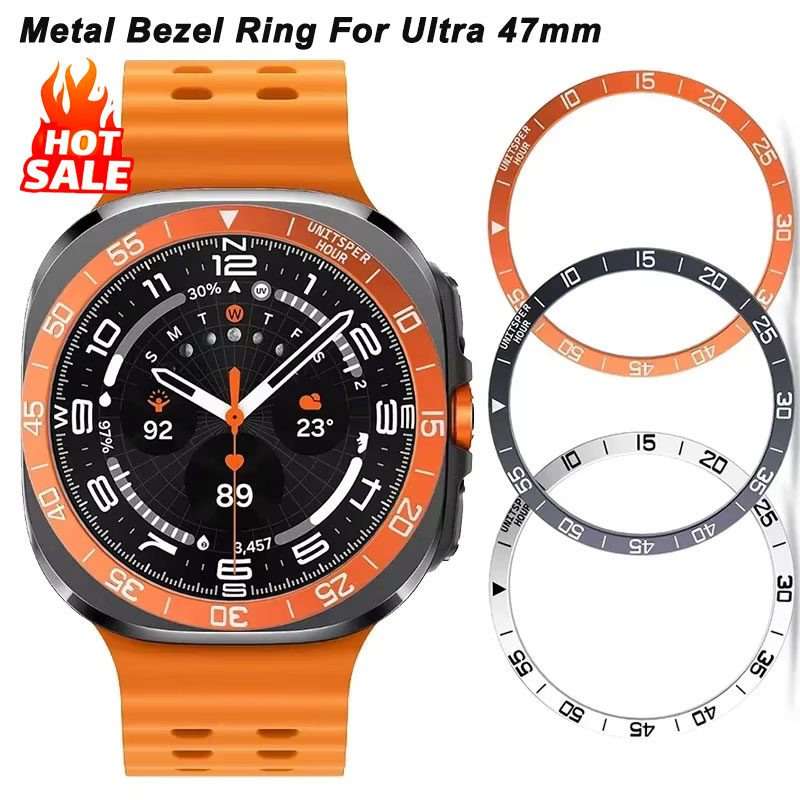 Capa de metal moldura anel cas - Smartwatch Ring Watches avaliação e preço