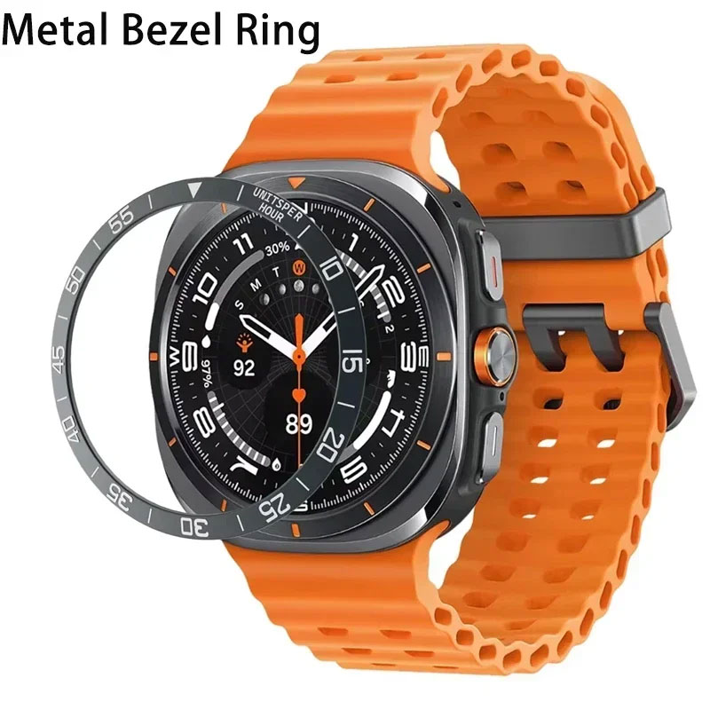 Capa de metal moldura anel cas - Smartwatch Ring Watches avaliação e preço
