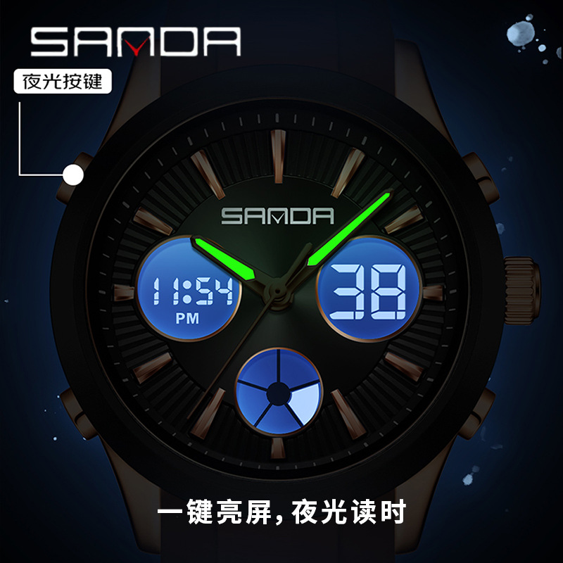 Relógio eletrônico SANDA lumin - Watches Ladies Smartwatch avaliação e preço