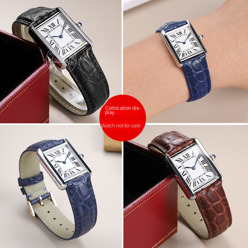 16mm 17 18 19 21 22mm Alligato - Cartier Watch Tank avaliação e preço