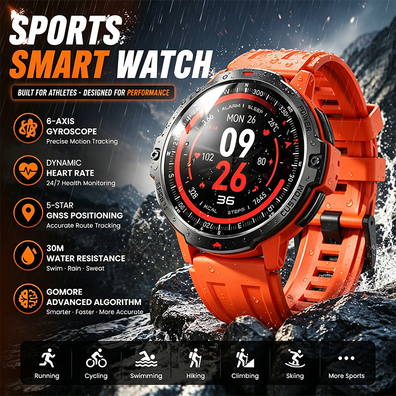 Relógio esportivo inteligente  - Smartwatch Timex Watches For Men avaliação e preço