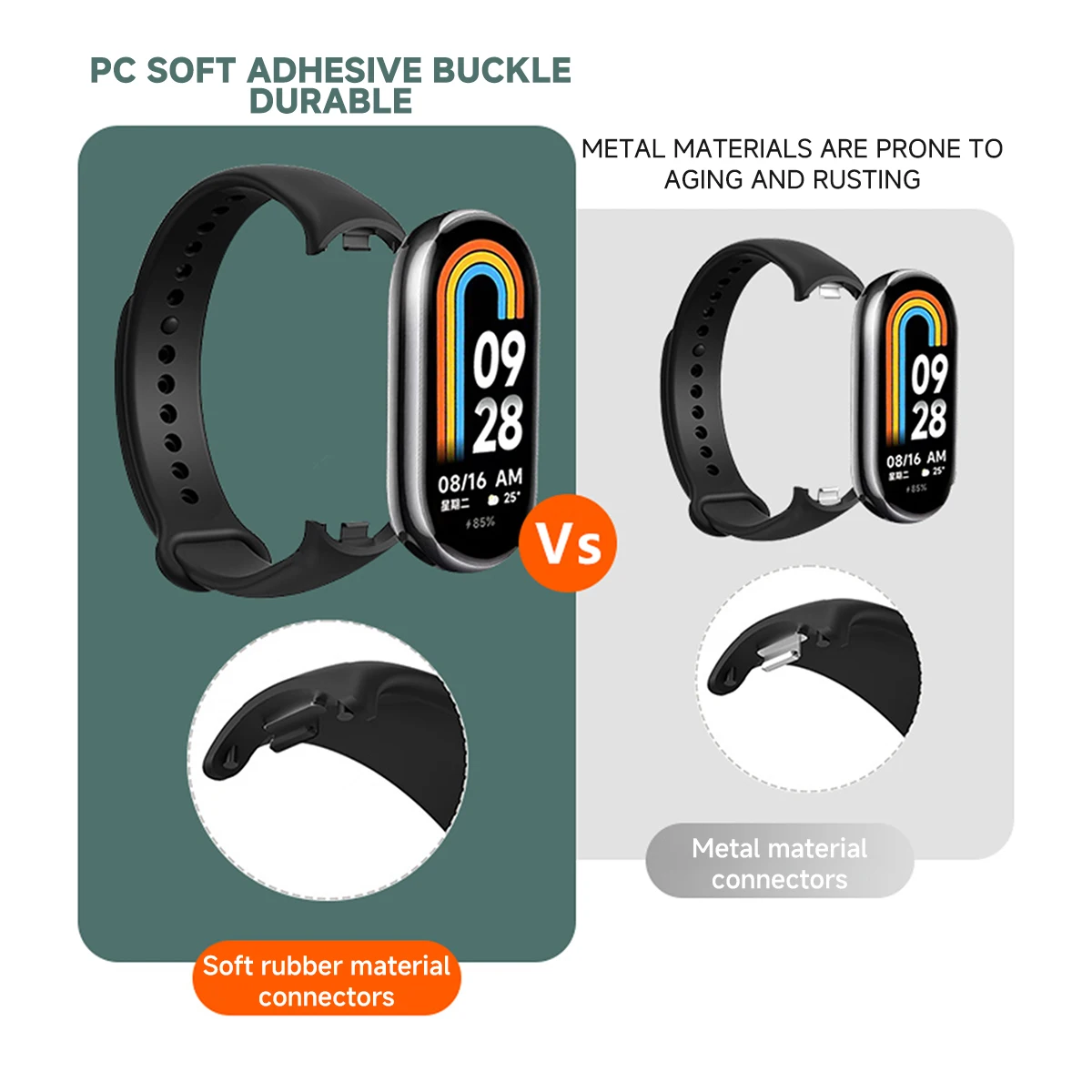 Silicone Wrist Band para Xiaom - Silicone Sport Band avaliação e preço