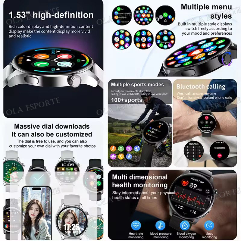Novo Smartwatch para Homens e  - Smartwatch Nothing Watches avaliação e preço