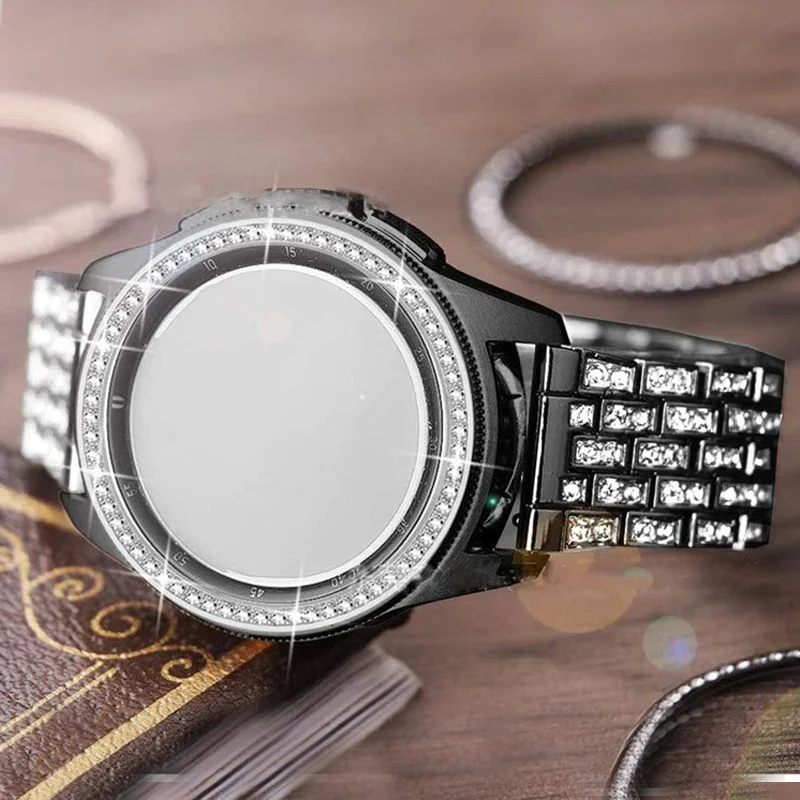 Pulseira de diamante para sams - Smartwatch Samsung Watches For Women avaliação e preço